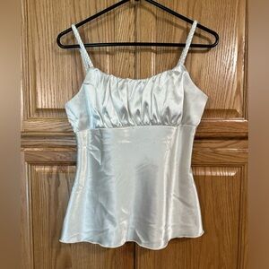 A. Byer spaghetti strap formal tank size medium pleated made in the USA